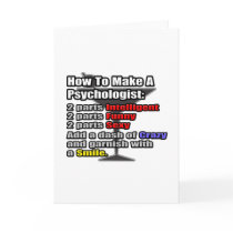 How To Make a Psychologist Cards