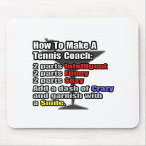 How To Make a Tennis Coach Mouse Pad