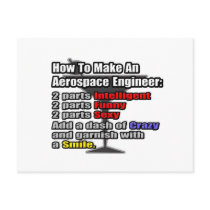 How To Make an Aerospace Engineer postcards