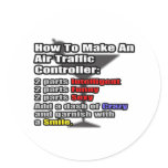 How To Make an Air Traffic Controller Round Sticker