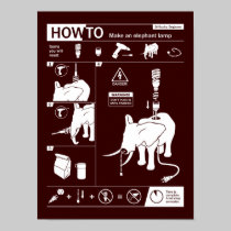How To: Make an elephant lamp posters by stevethomas How To: Make an elephant lamp posters
