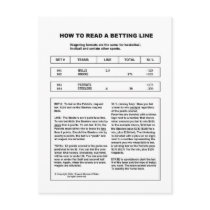 HOW TO READ A BETTING LINE_Post Cards postcards
