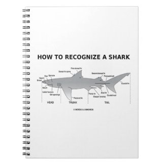 How To Recognize A Shark (Biology Humor) Note Book
