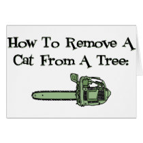 How to Remove a Cat from a Tree cards