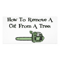 How to Remove a Cat from a Tree photo cards