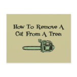 How to remove a cat from a tree post cards