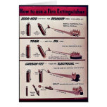 How To Use A Fire Extinguisher Greeting Cards
