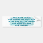 How would Nurses rate their Patient Bumper Stickers