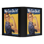 Howard Miller We Can Do It Rosie the Riveter binders