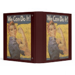Howard Miller We Can Do It Rosie the Riveter binders