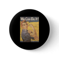 Howard Miller We Can Do It Rosie the Riveter Buttons