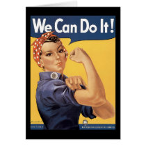 Howard Miller We Can Do It Rosie the Riveter Cards