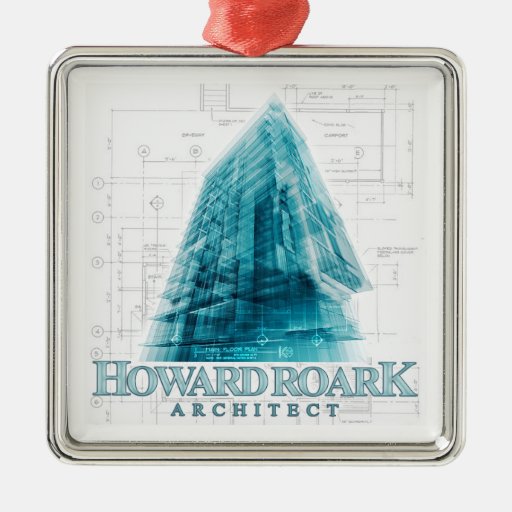 howard roark architect christmas ornament zazzle howard roark architect christmas ornament zazzle
