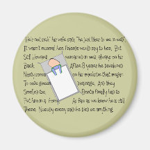 "Howards Bedsores"  Twisted Story Art Gifts Refrigerator Magnet