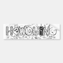 Howduino Bumper Sticker