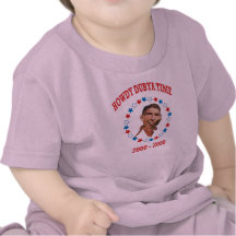 Howdy camiseta del bebé de Dubya