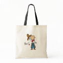 Howdy! Cowboy Stick Figure Bag