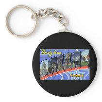 Howdy from Dallas Texas Keychain