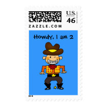 Howdy, I am 2 Postage Stamps