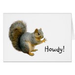 Howdy Squirrel Card
