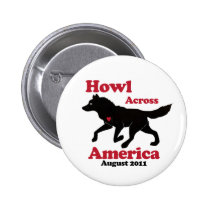 Howl Across America Button buttons