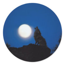 Howl At Full Moon stickers
