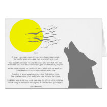 Howl Greeting Card