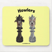 Howlers Chess Dogs Mousepads
