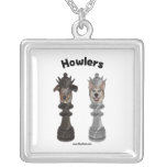 Howlers Chess Dogs Custom Necklace