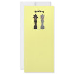 Howlers Chess Dogs Personalized Rack Card