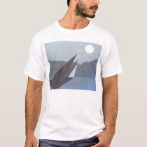 Howlin' at the moon t-shirts