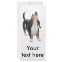 Howling Basset Hound Rack Card rack cards