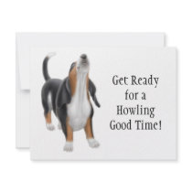 Howling Basset Invitation