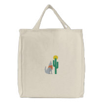 Howling Coyote embroidered bags