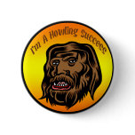 Howling Werewolf Buttons