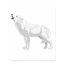 howling white wolf posters by doonidesignsanimals howling white wolf posters