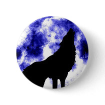 Howling Wolf at Moon Pins
