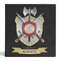 Howling Wolf Battle Crest Black Binder