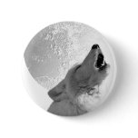 Howling Wolf Button