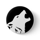 Howling Wolf Button