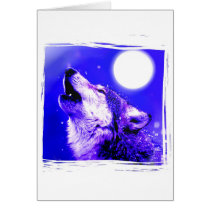 Howling Wolf Cards