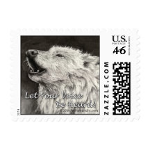 Howling Wolf~ Let your voice be heard! Stamp
