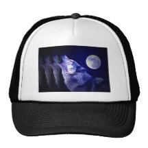 Howling Wolf Trucker Hats