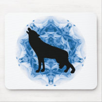 Howling Wolf Wolves mousepads