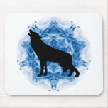Howling Wolf Wolves Mouse Mats