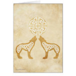 Howling Wolves Greeting Cards