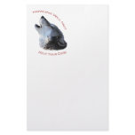 Howling...Your Case Stationery Design