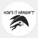How's It Hangin Hang Glider Sticker