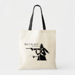 How's my Aim? Canvas Bags
