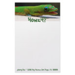 Howzit personalized stationery